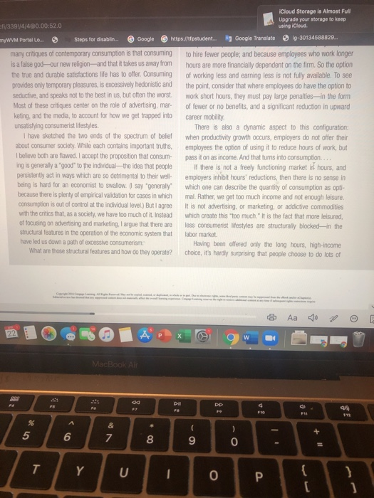 READING 6.3 Why Do We Consume So Much? JULIET B.