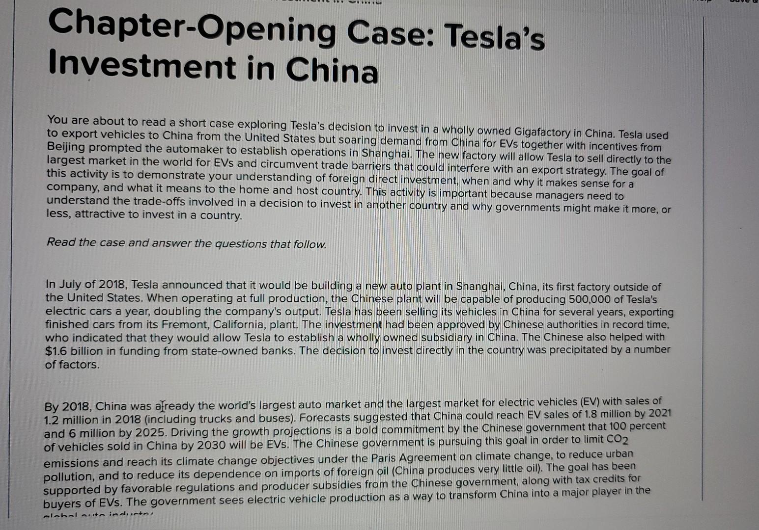 You are about to read a short case exploring