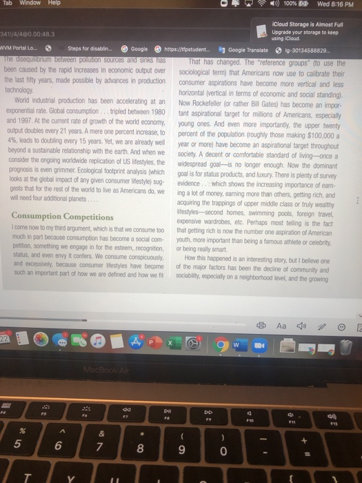 READING 6.3 Why Do We Consume So Much? JULIET B.