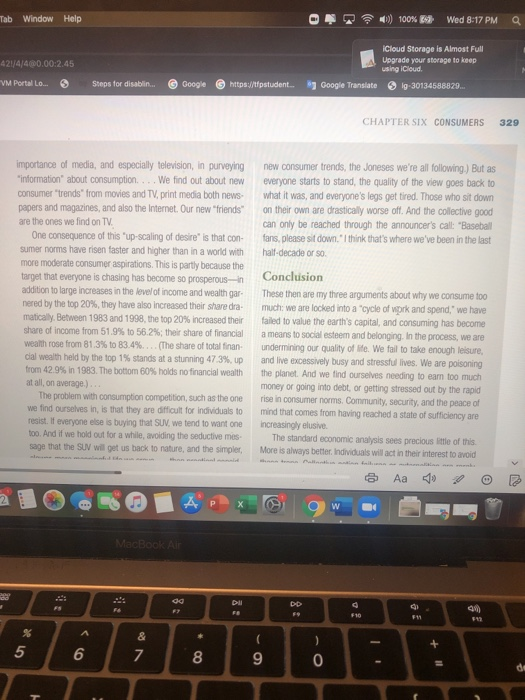 READING 6.3 Why Do We Consume So Much? JULIET B.
