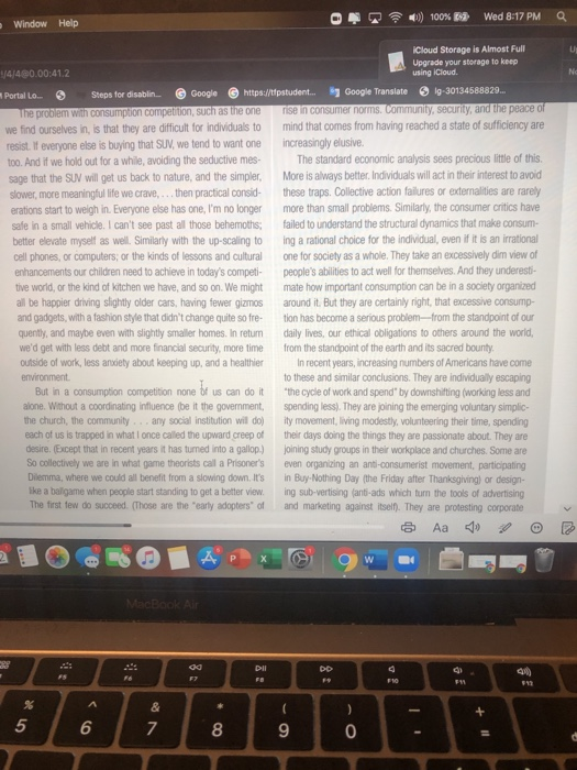 READING 6.3 Why Do We Consume So Much? JULIET B.