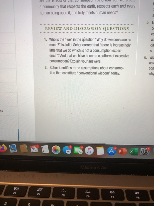 READING 6.3 Why Do We Consume So Much? JULIET B.