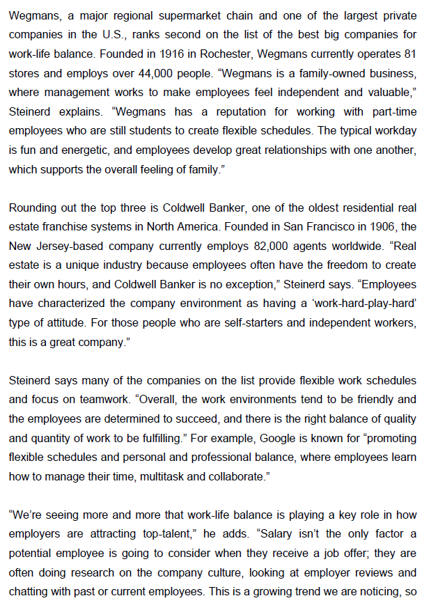 The Best Companies for Work-Life Balance Juggling