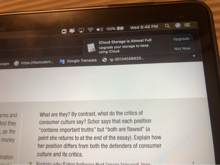 READING 6.3 Why Do We Consume So Much? JULIET B.