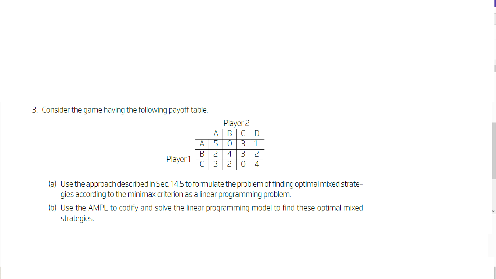 please read the question and answer in this way,