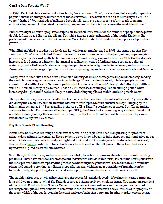 (Roughly, half a page should be the maximum