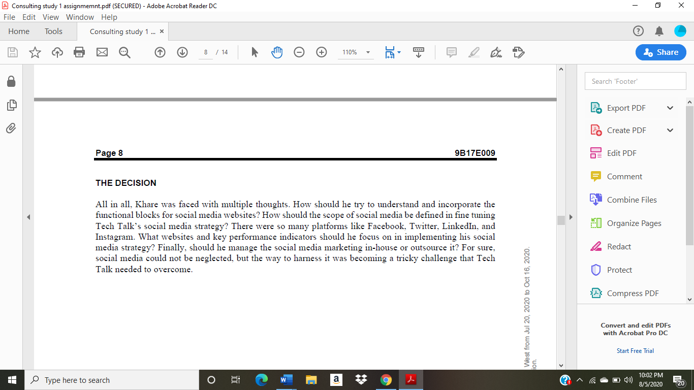 Giving proposal for marketing policy. Answer