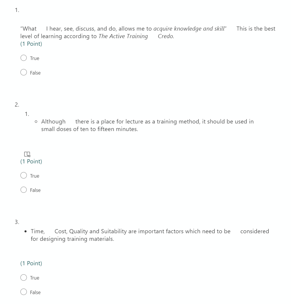 1. This is the best "What I hear, see, discuss,