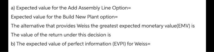 Quebon HD 0 Howard Weins, Inc. is considering