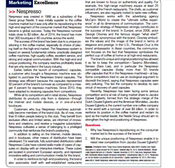 Course: Marketing Planning and Application