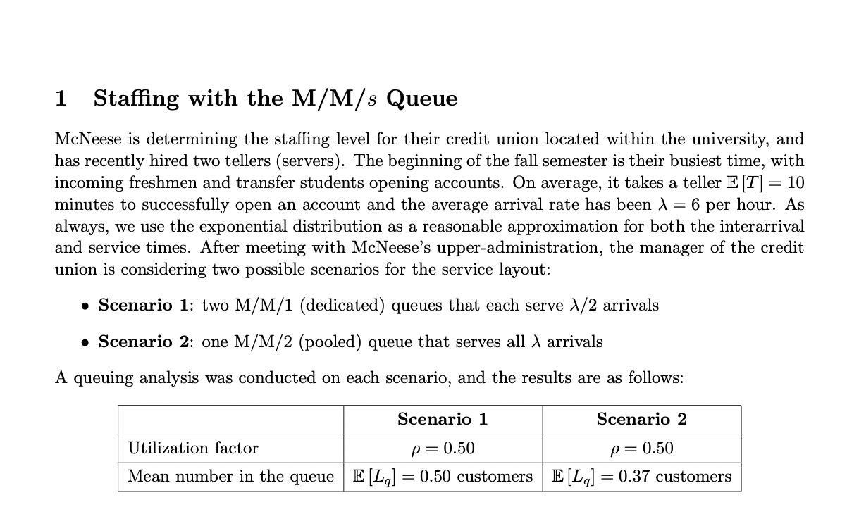 Considering Scenario 2, what is the average time
