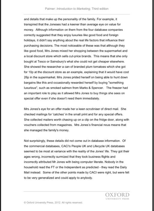 Palmer: Introduction to Marketing, Third edition