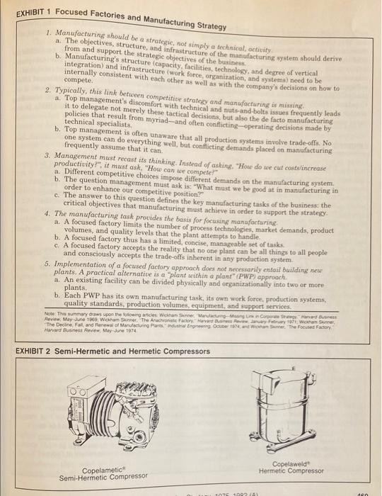 Question: Discuss which stage of manufacturing