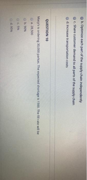 QUESTION 7 A bottle of vitamins containing 30