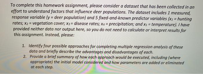 To complete this homework assignment, please