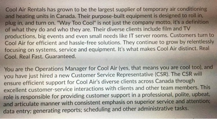 Cool Air Rentals has grown to be the largest