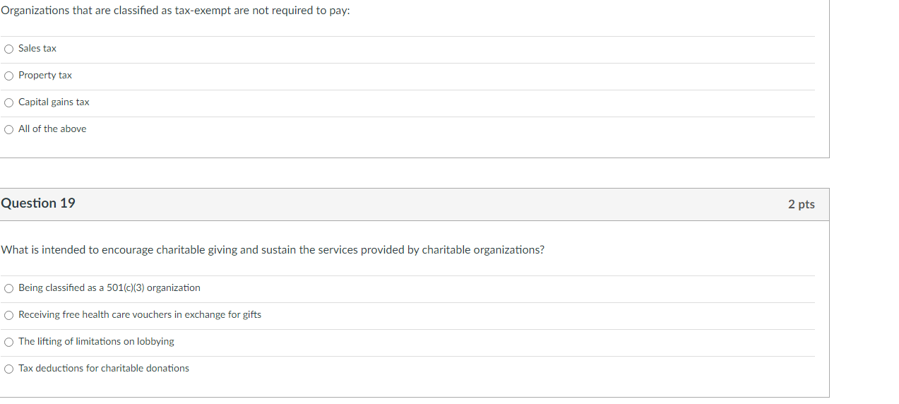 If I decide I want to take the nonprofit on whose