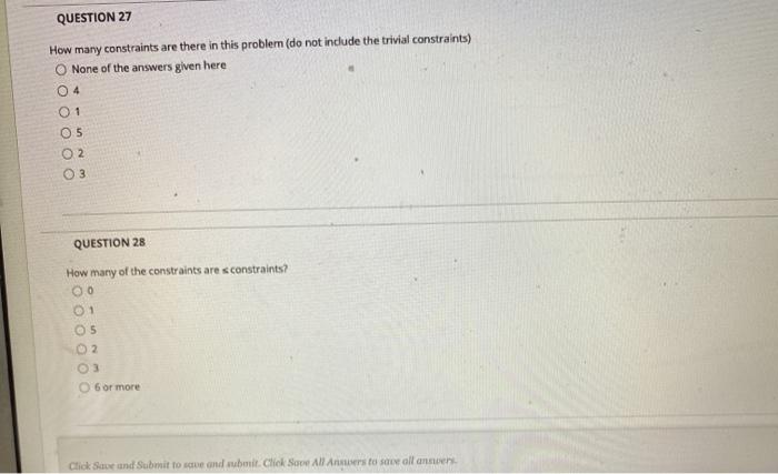 QUESTION 26 Use the problem below to answer