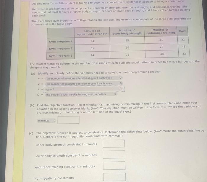 An ambitious Tekas ABM student is training to
