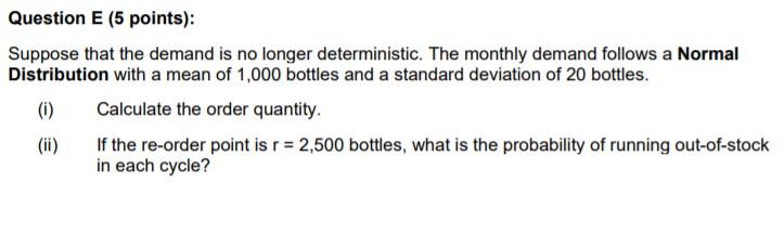 Problem 3 (14 points) Vinos de America is a small