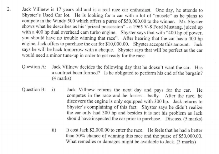 2. Jack Villnew is 17 years old and is a real