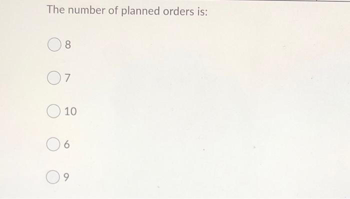 Question 5 (4 points) Using the information