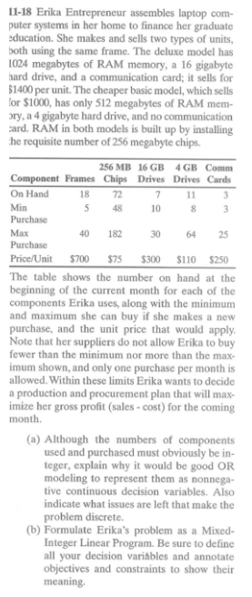 Don't do it on an Excel sheet, solve it by hand