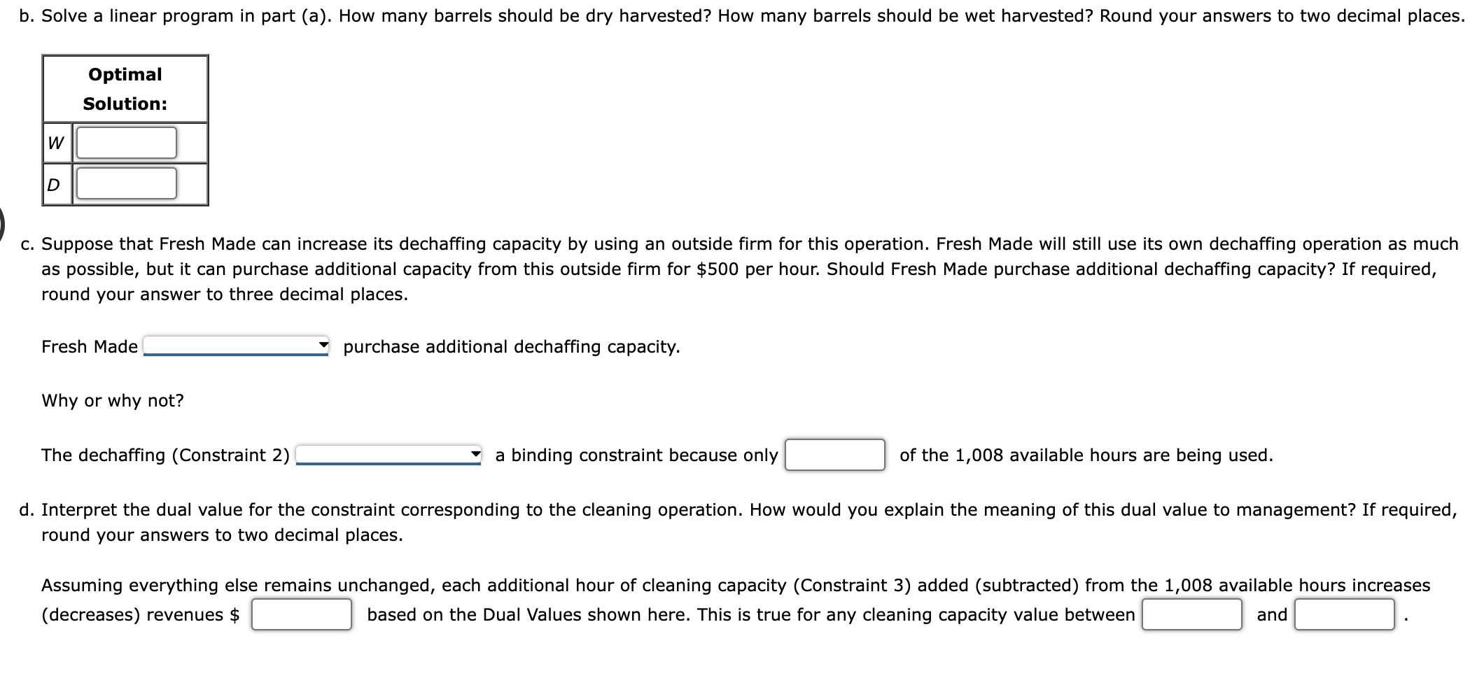 Problem 3-27 (Algorithmic) Cranberries can be