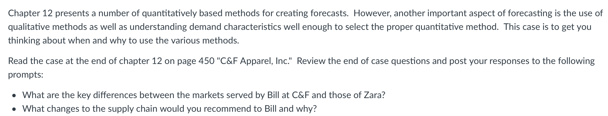 Chapter 12 presents a number of quantitatively