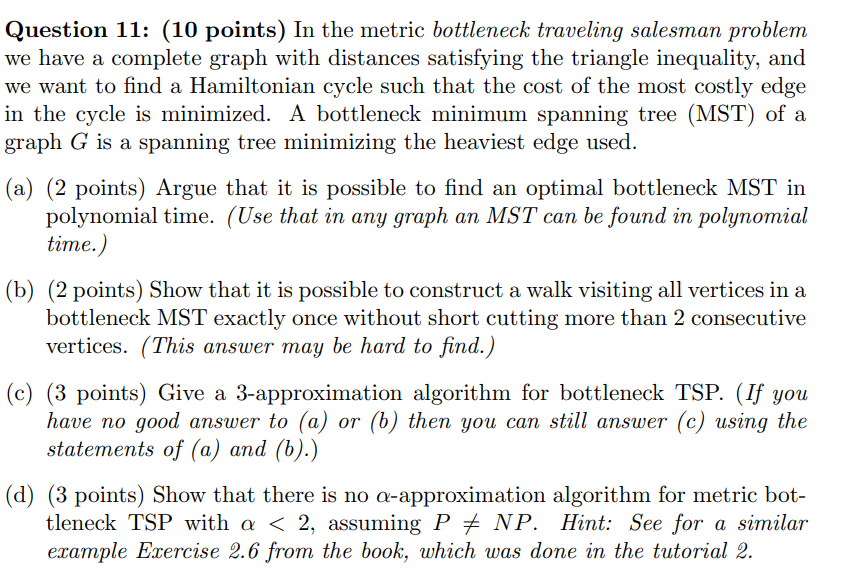 Operations Research Combinatorial Optimization