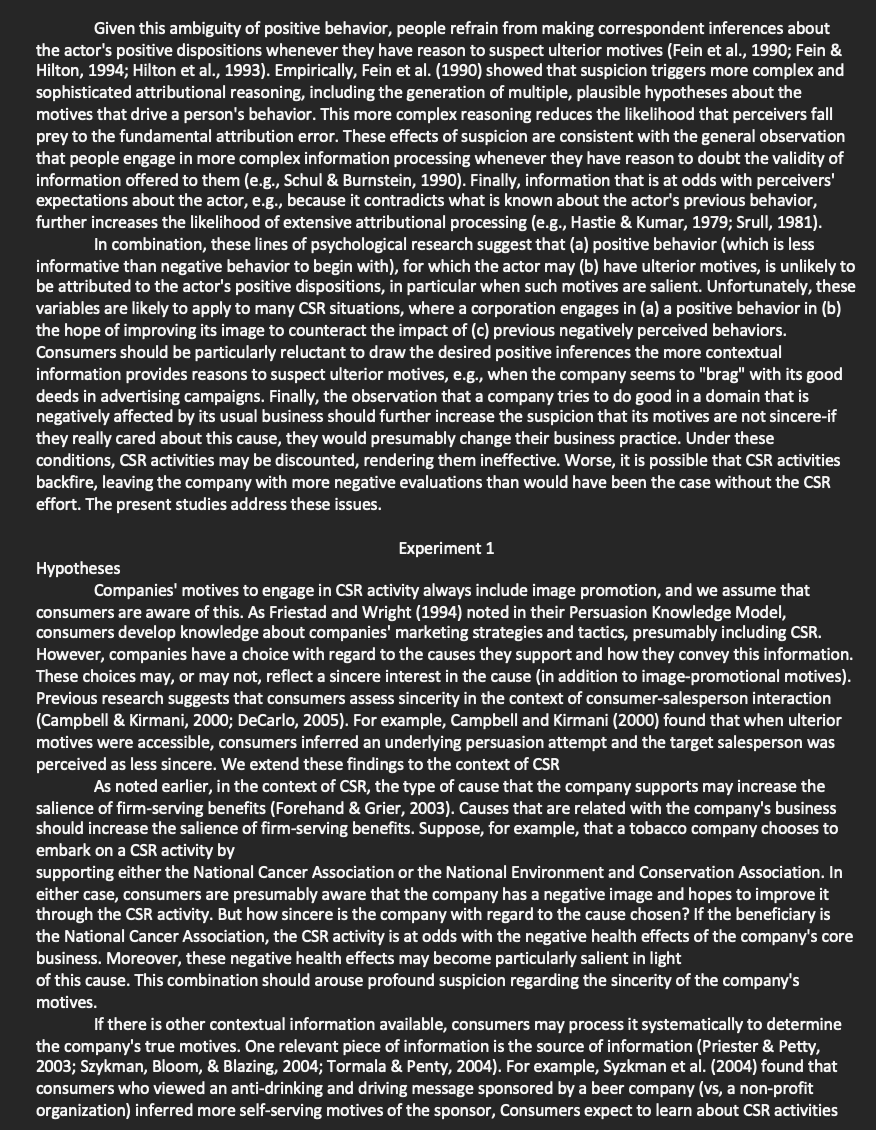 Required to post a summary for other students in