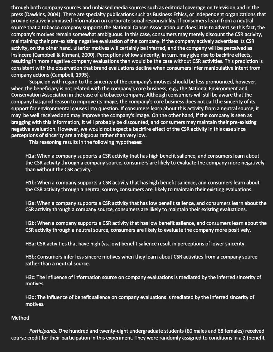 Required to post a summary for other students in