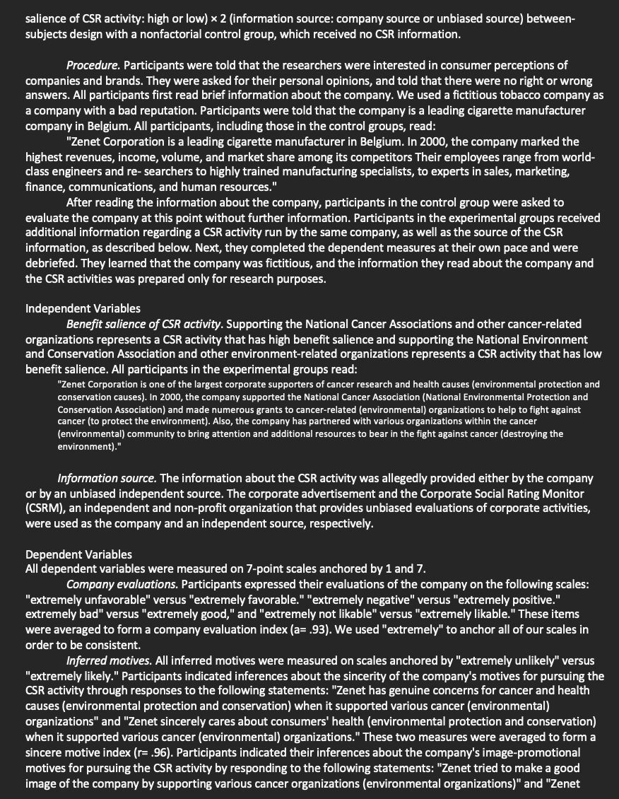 Required to post a summary for other students in