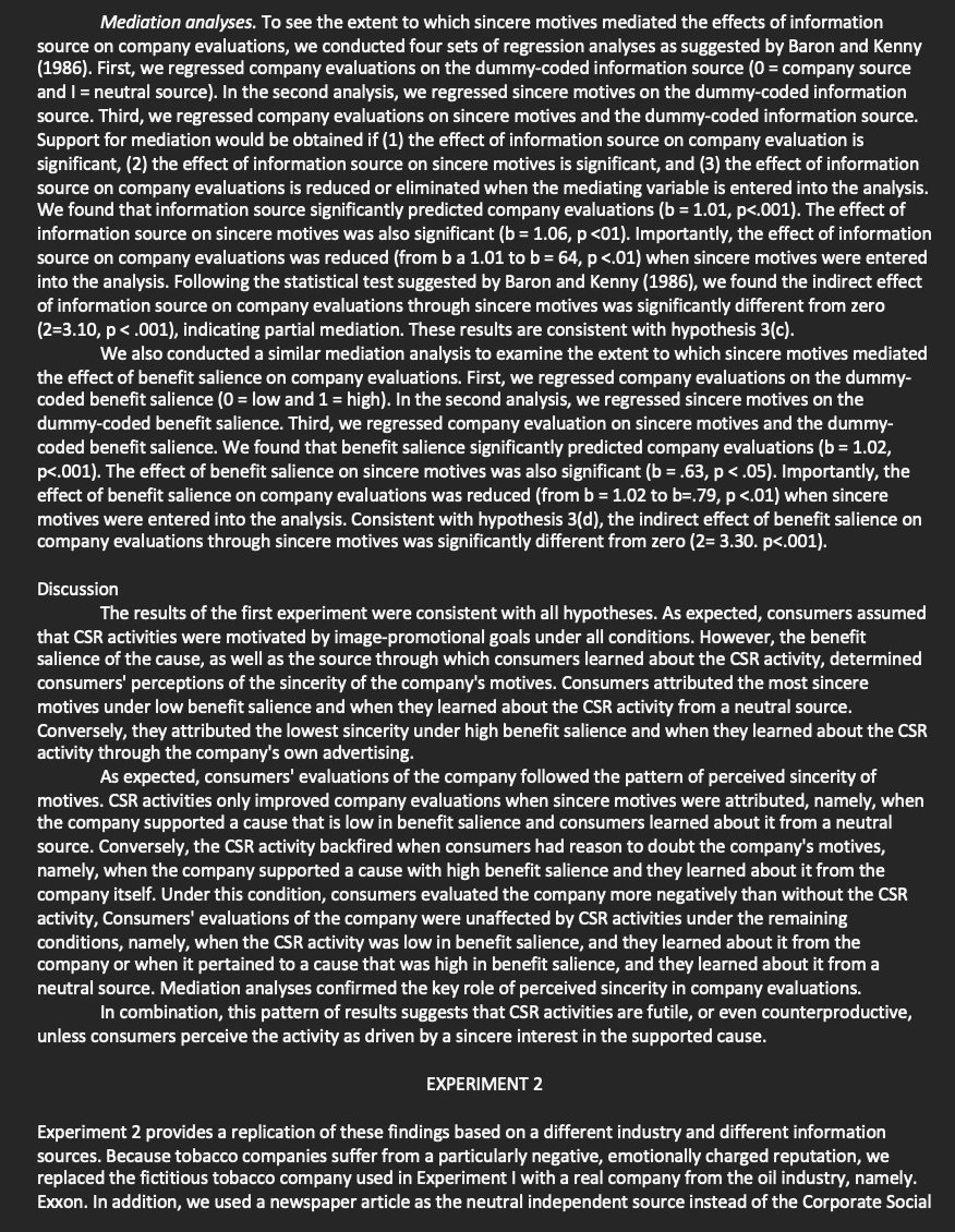 Required to post a summary for other students in