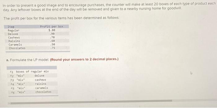 A chocolate maker has contracted to operate a