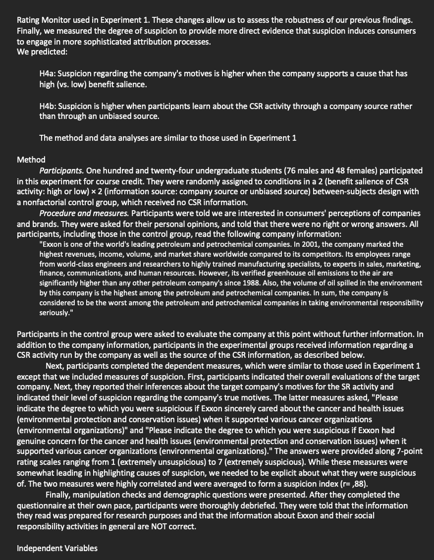 Required to post a summary for other students in