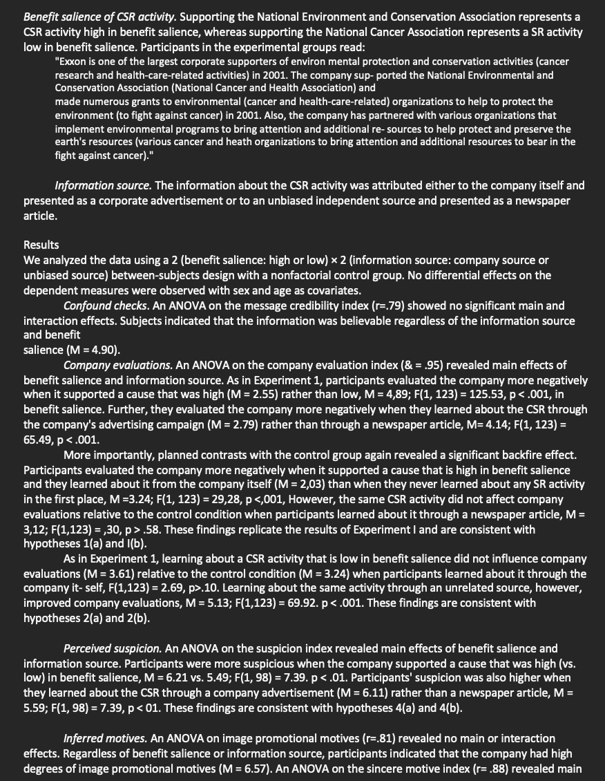 Required to post a summary for other students in