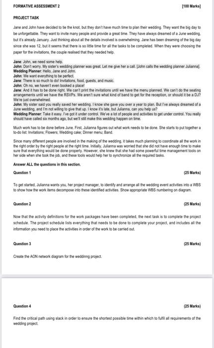 please answer question 4 thoroughly PRDJECTTASK