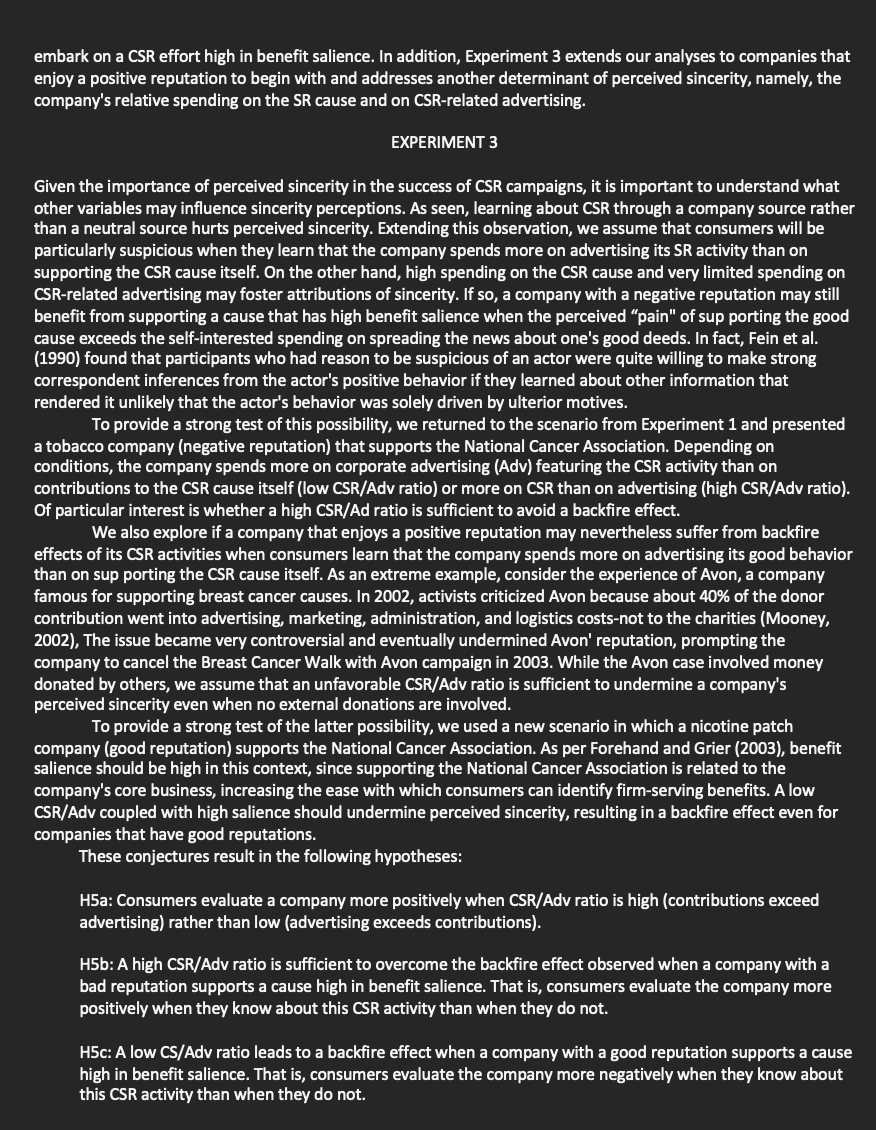 Required to post a summary for other students in