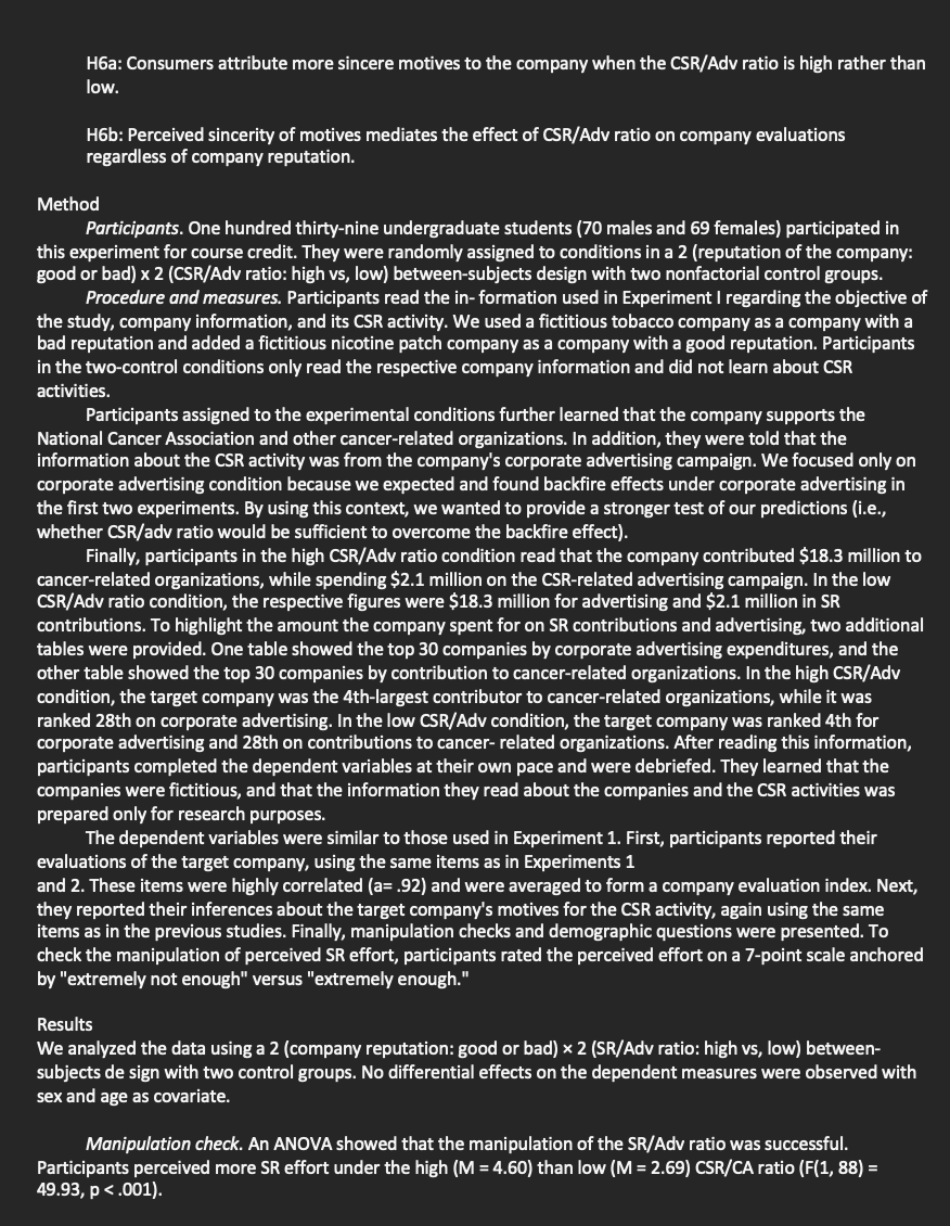 Required to post a summary for other students in