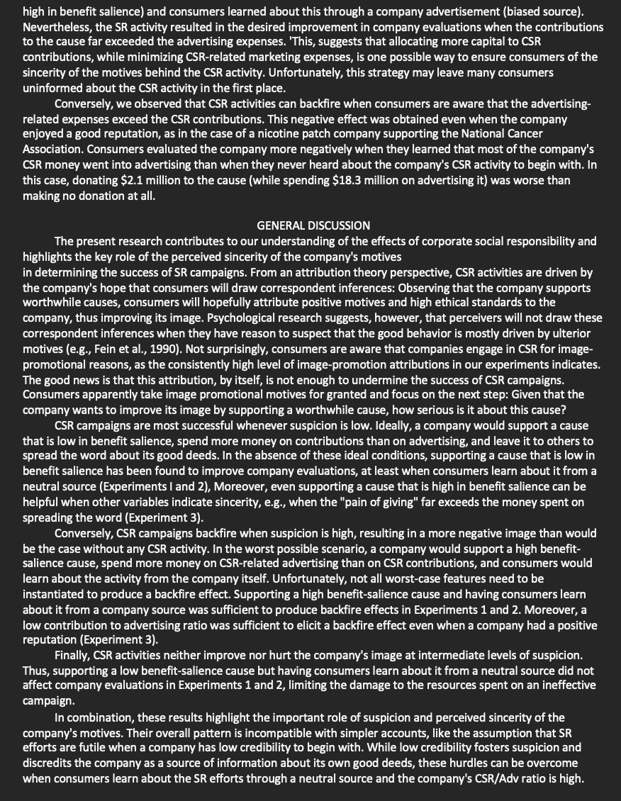 Required to post a summary for other students in