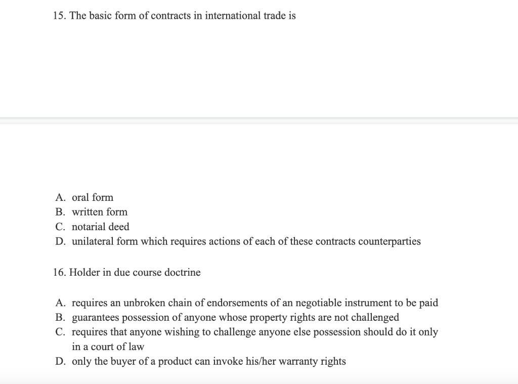 Would like the questions answered please 15. The