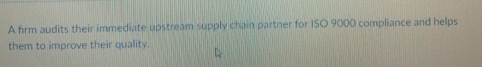 which key supply chain process is this? A firm