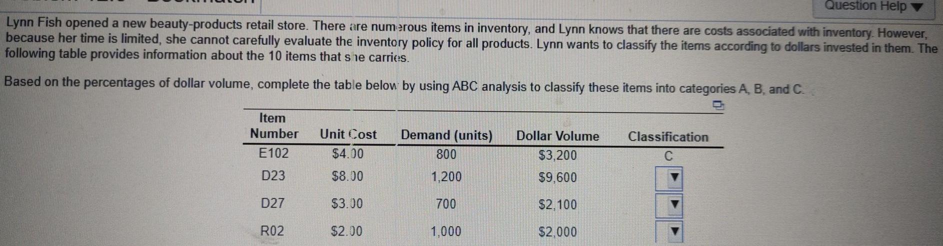 Answer all parts to get 100% feedback!! Question