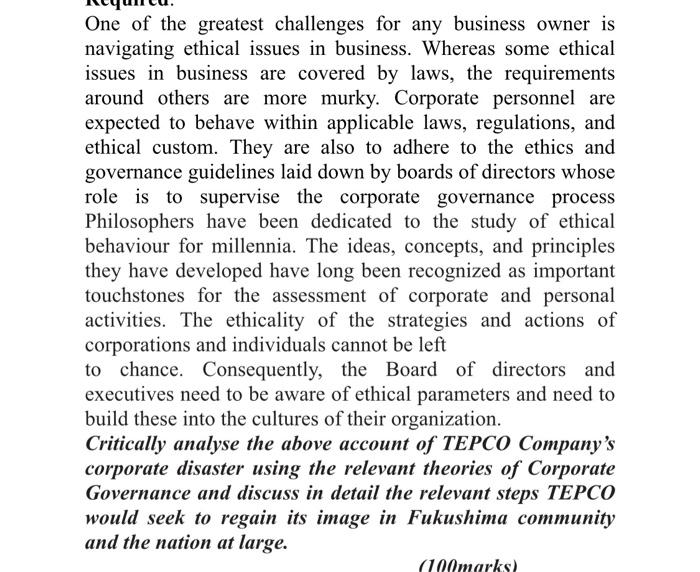 One of the greatest challenges for any business