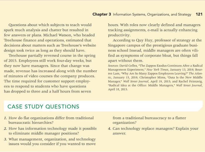 Can technology replace managers? Explain your