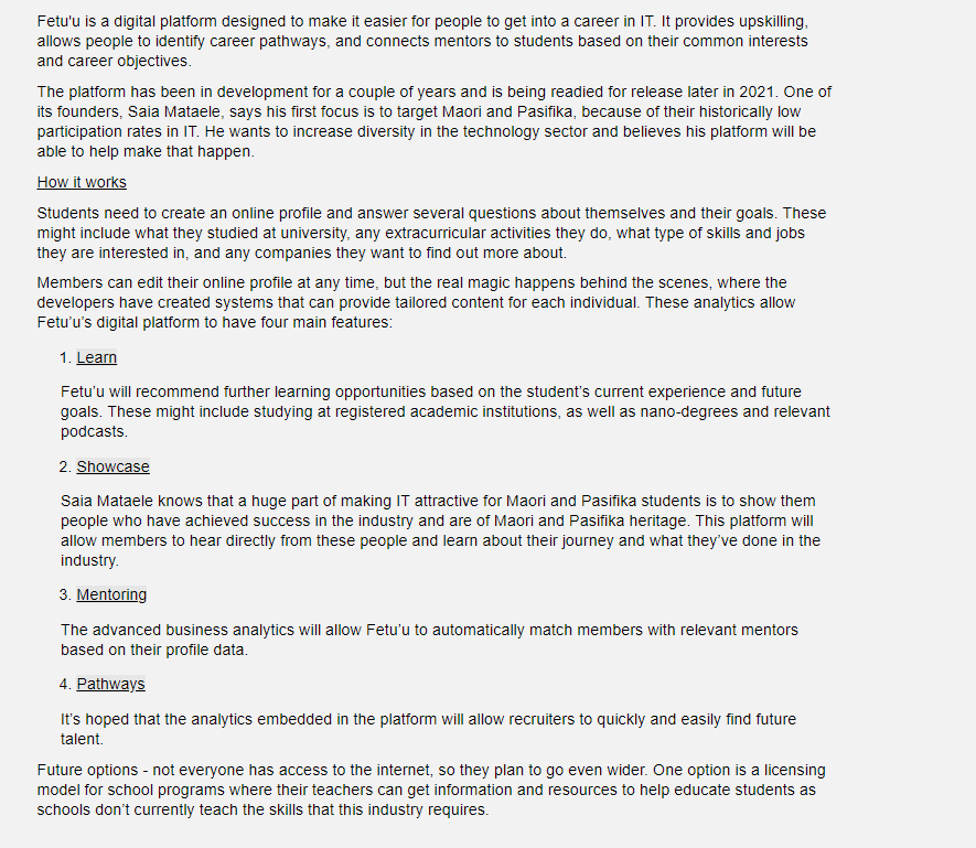 Fetu'u is a digital platform designed to make it