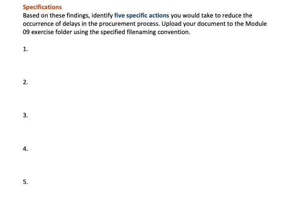 Exercise 09 - The Procurement Process Scenario
