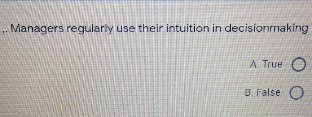 When developing alternatives in the