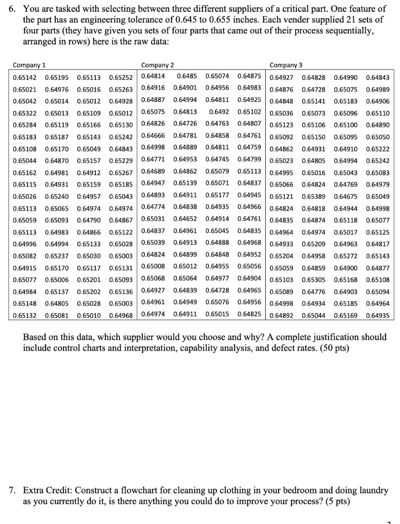 6. You are tasked with selecting between three